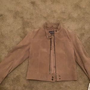 Tan suede jacket